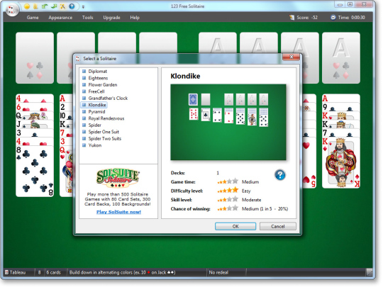 Free 123 solitaire play now